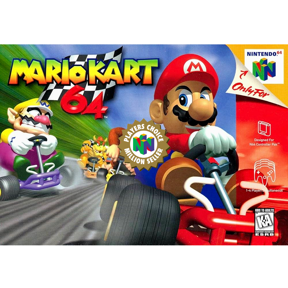 Mario Kart 64 Player's Choice Nintendo 64