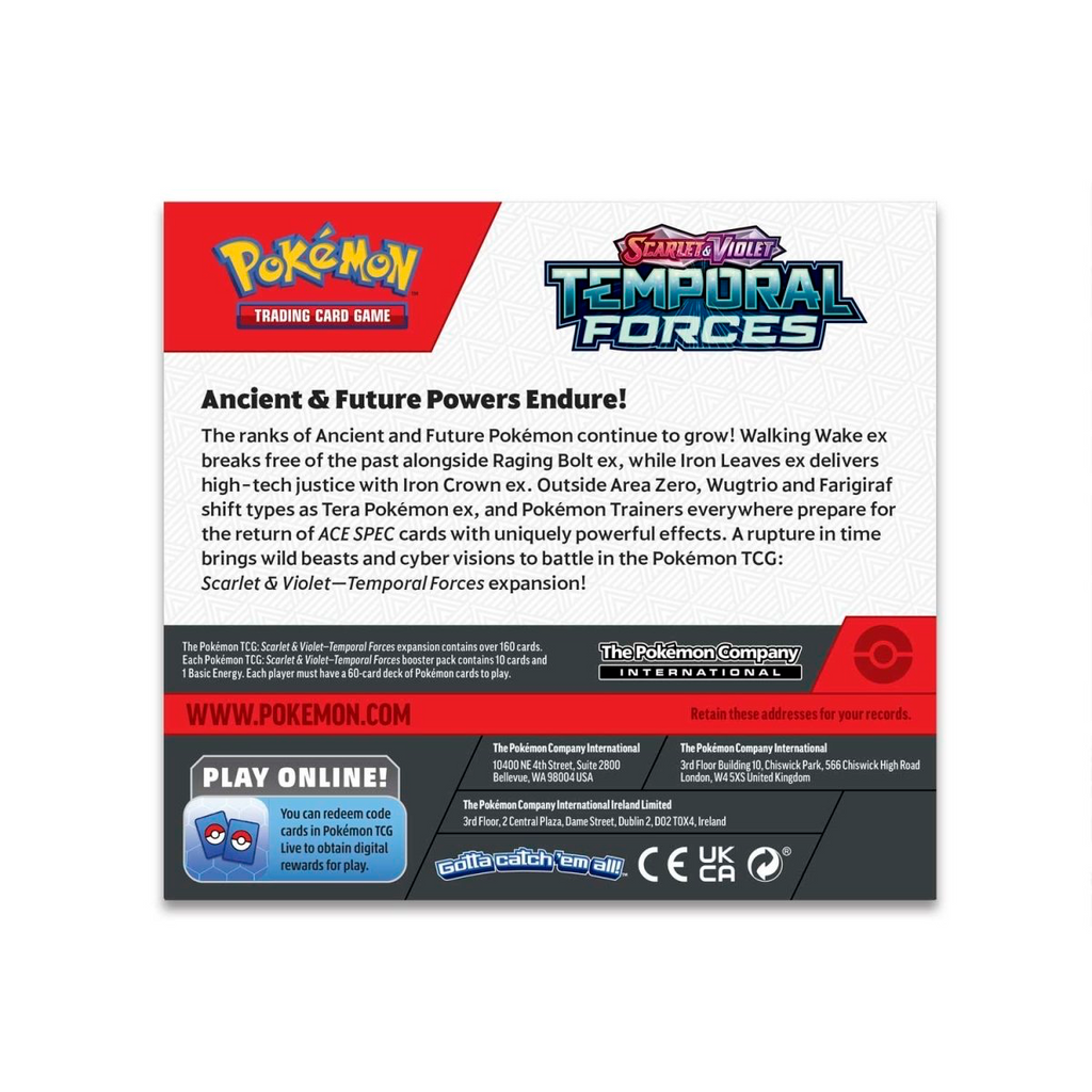 Pokémon TCG Temporal Forces Booster Box