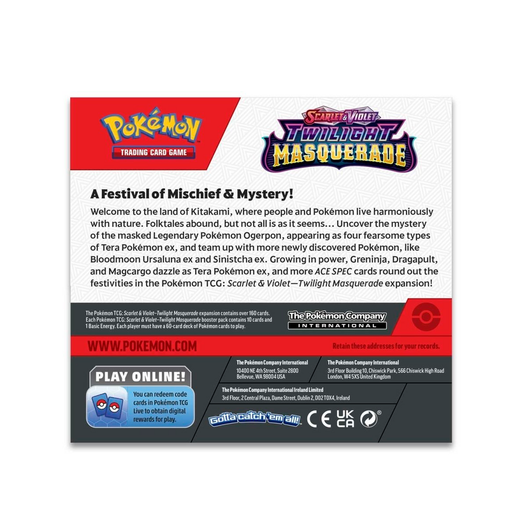 Pokémon TCG Twilight Masquerade Booster Box
