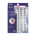 Kiss Impress Long Lasting Up to 5 Days false eyelash cluster pack, featuring 24 clusters in a purple and iridescent packaging.