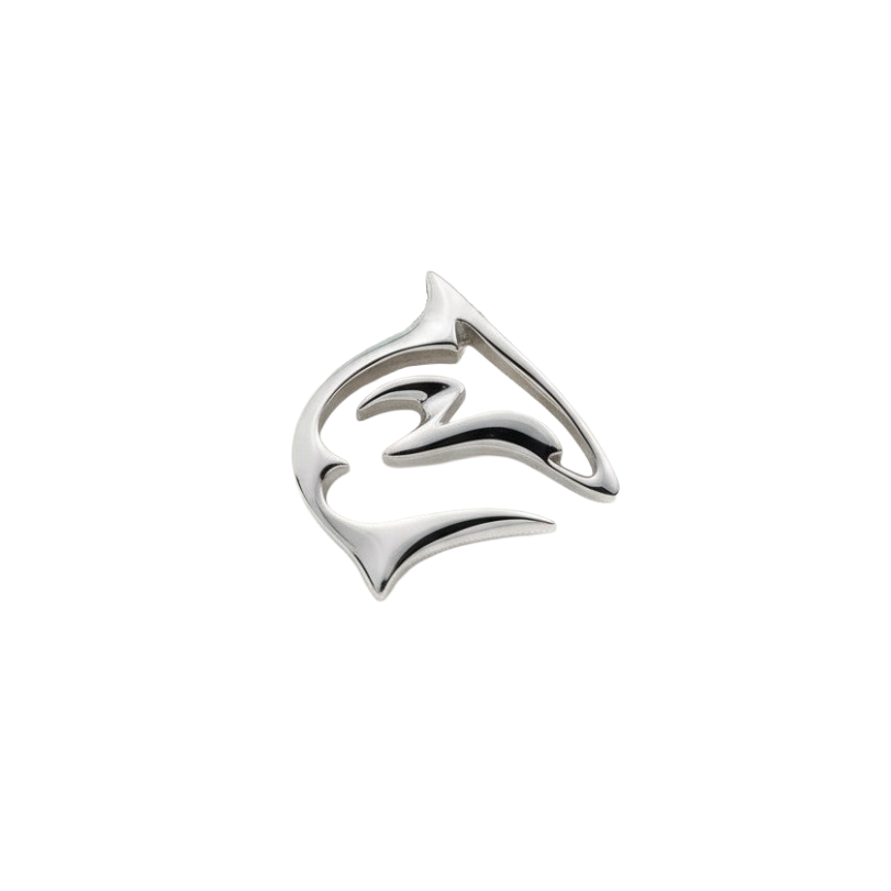 Sterling Silver shark pendant necklace dive silver Jewelry