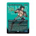 A single magic gathering trading card featuring the character Namor the Sub-Mariner on a teal card. Visible text includes 'Namor the Sub-Mariner' and '100'.