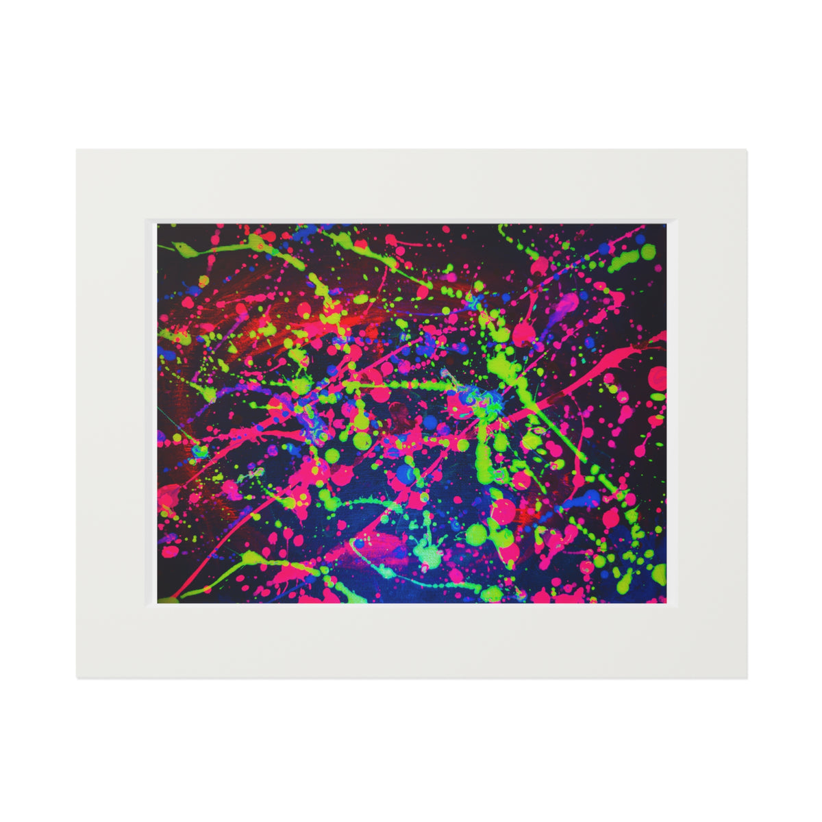 “Neon Reverie” Passepartout Giclée Print