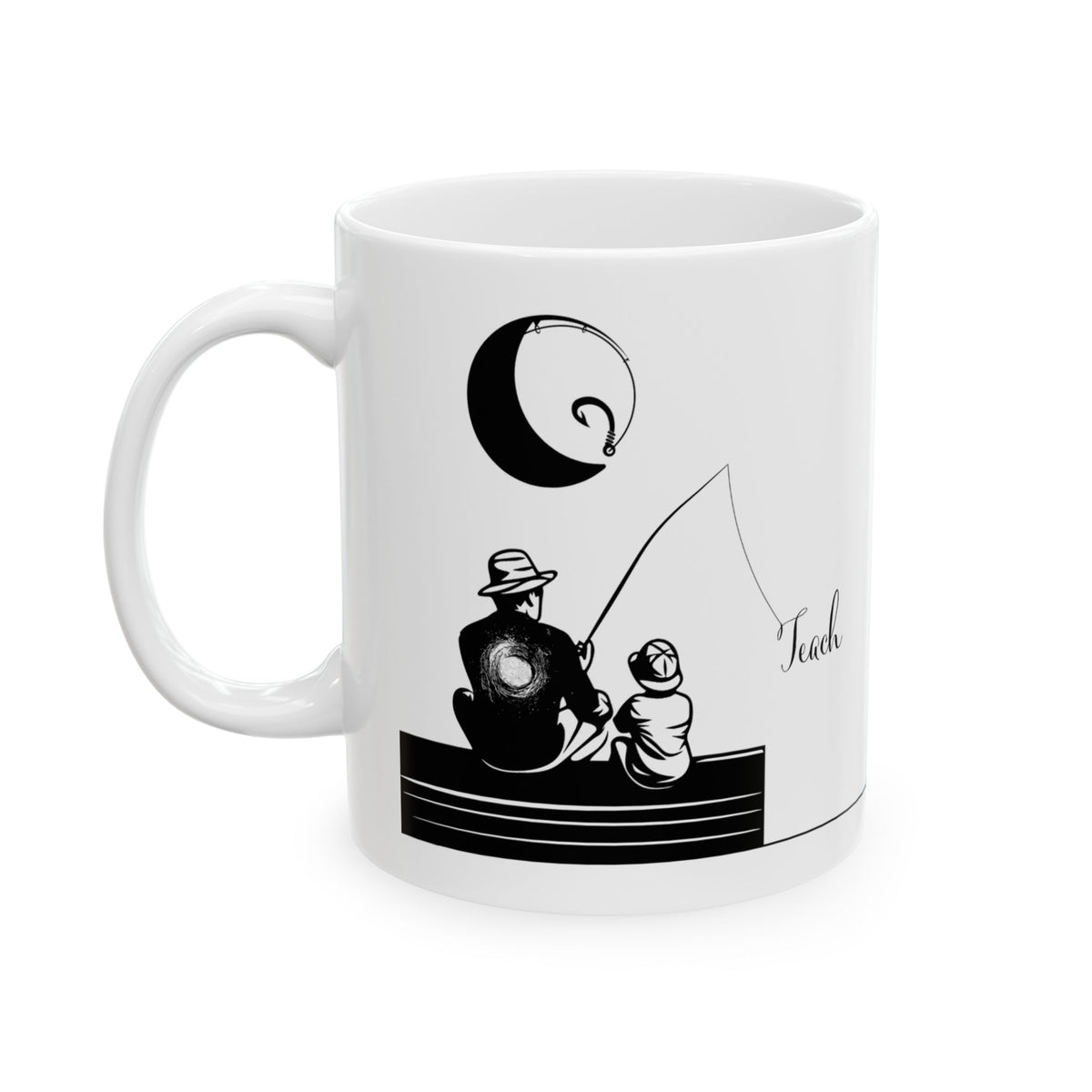 “No Time for Fishing” Coffee Mug