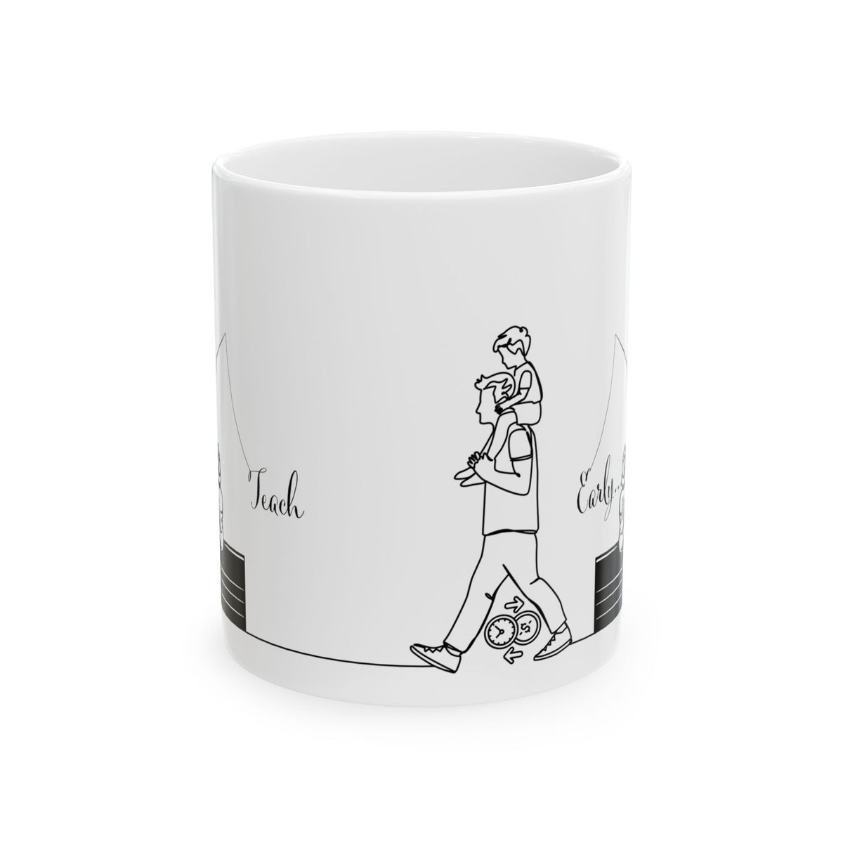 “No Time for Fishing” Coffee Mug