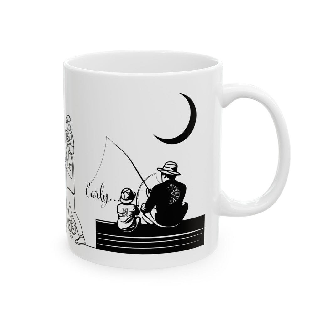 “No Time for Fishing” Coffee Mug