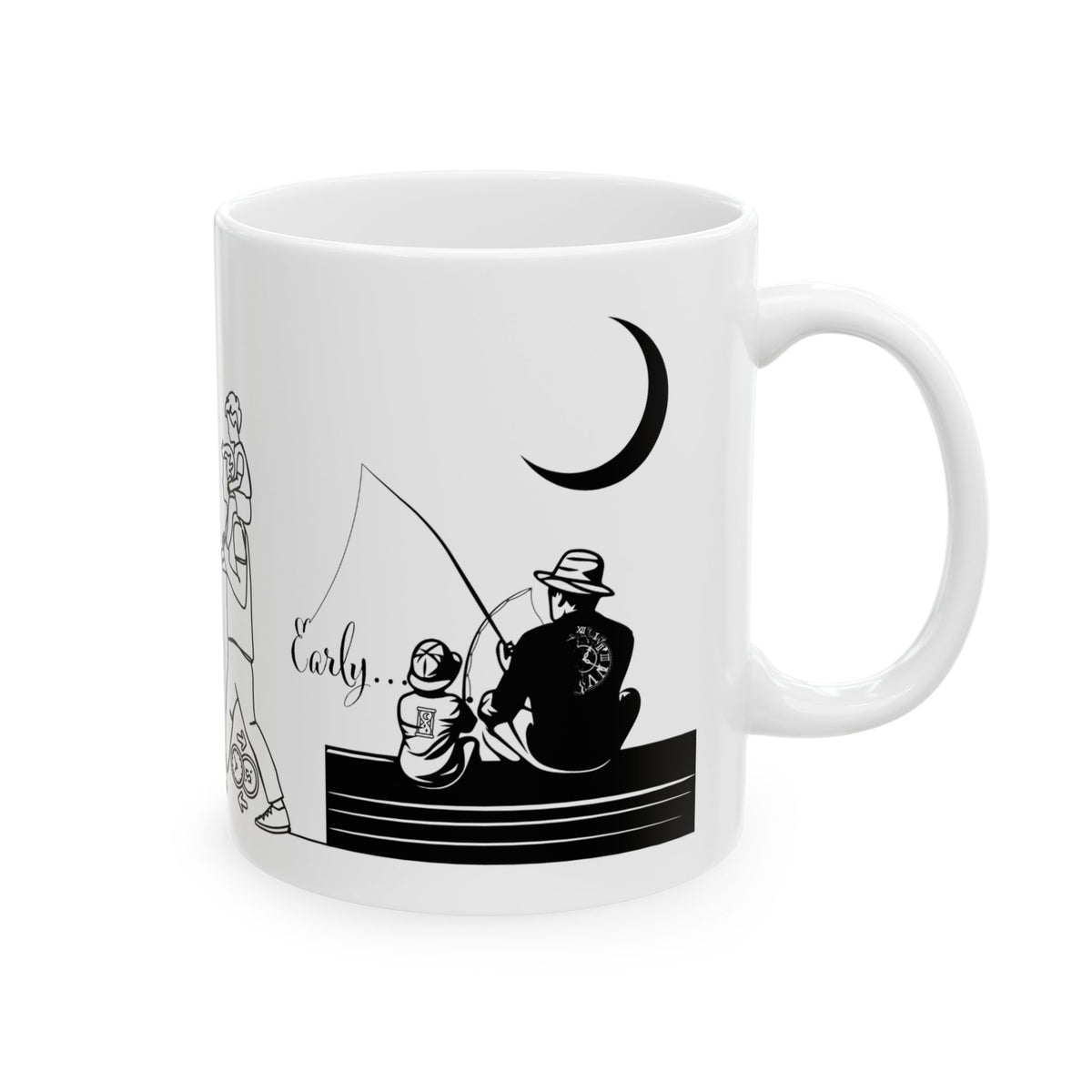 “No Time for Fishing” Coffee Mug