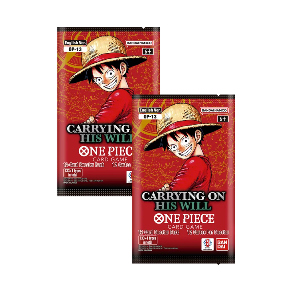 One Piece Carrying On His Will Booster Pack Art White Background