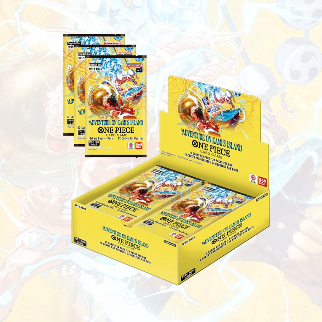 One Piece TCG Adventure on Kami's Island Booster Box Pack Artwork Transparent Wallpaper