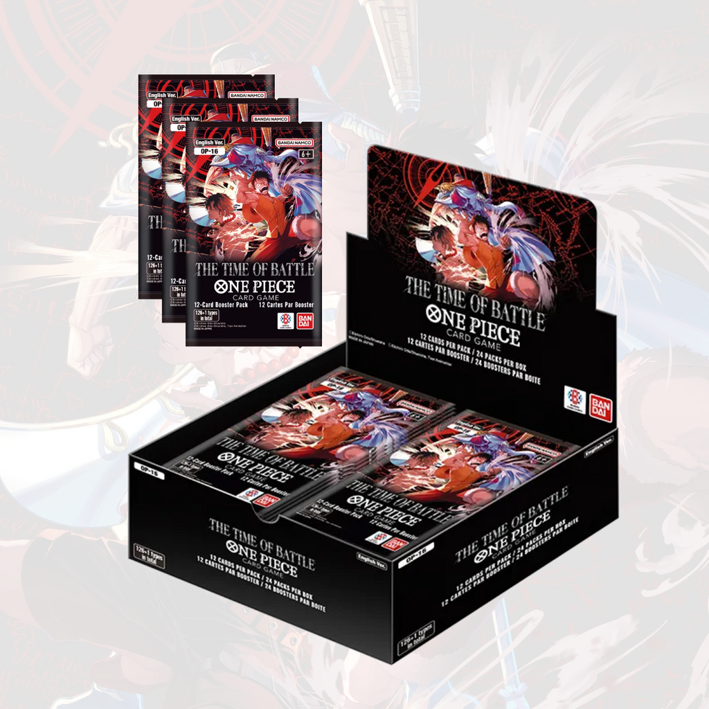 One Piece TCG The Time of Battle Booster Box Packs Artwork Transparent Wallpaper