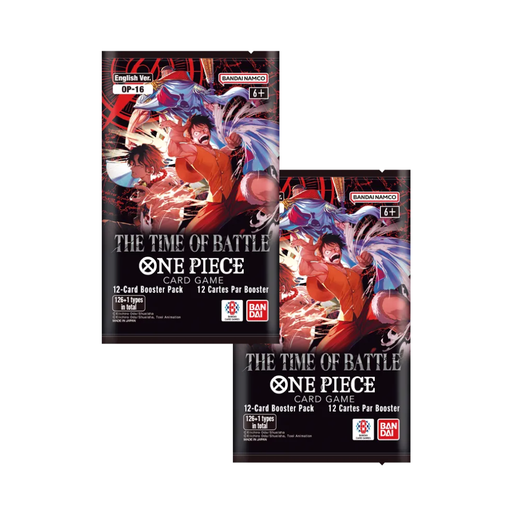 One Piece TCG The Time of Battle Booster Pack Artwork White Background