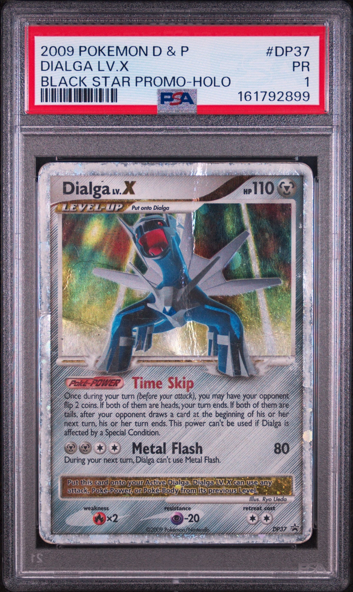 PSA 1 2009 Dialga LV.X #DP37 Black Star Promo