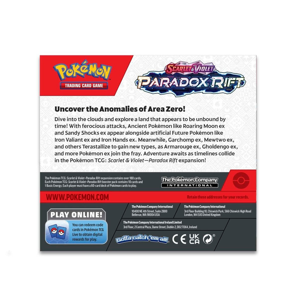 Pokémon TCG Paradox Rift Booster Box