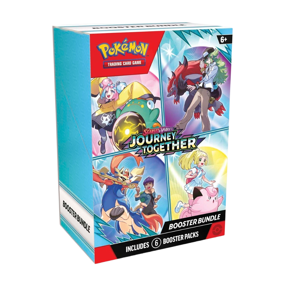 Pokemon TCG Journey Together Booster Bundle Cover Artwork White Background