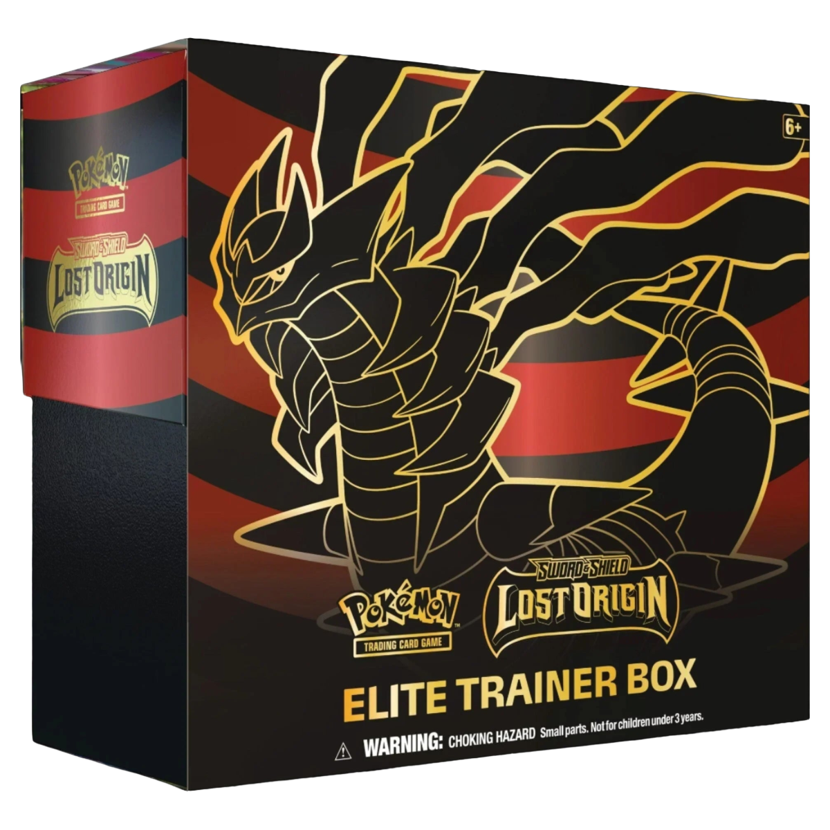 Pokémon Lost Origin Elite Trainer Box packaging with Giratina design
