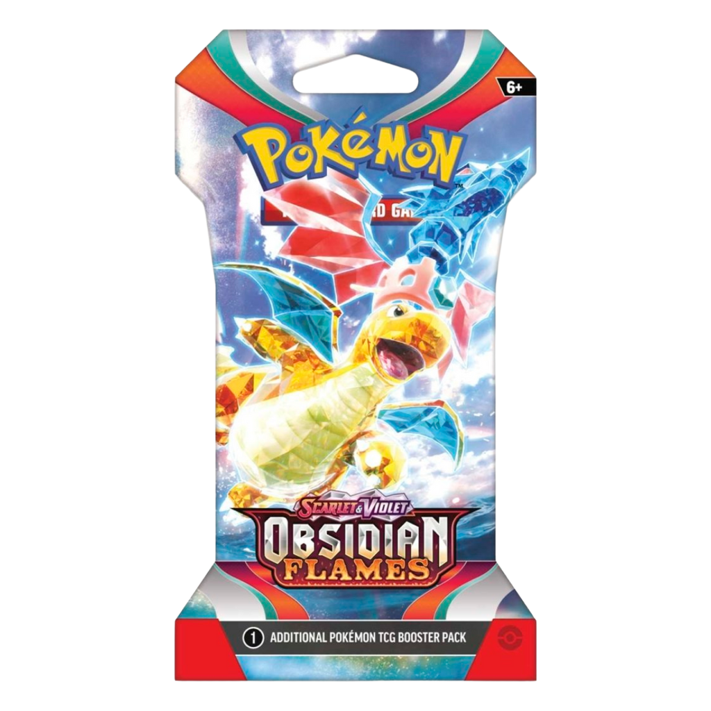 Pokemon_TCG_Obsidian Flames_Sleeved_Booster_Pack-Dragonite Artwork