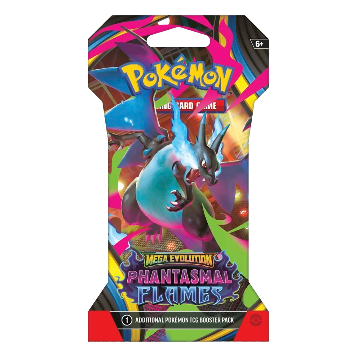 Pokemon TCG Phantasmal Flames Sleeved Booster Pack Charizard