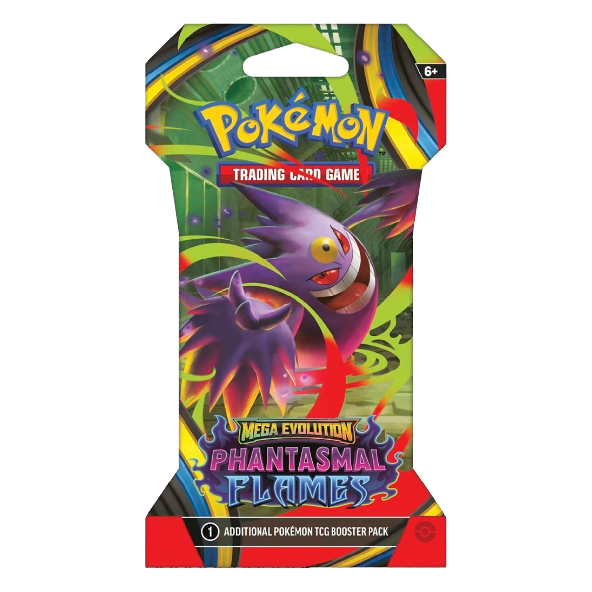 Pokemon TCG Phantasmal Flames Sleeved Booster Pack Gengar