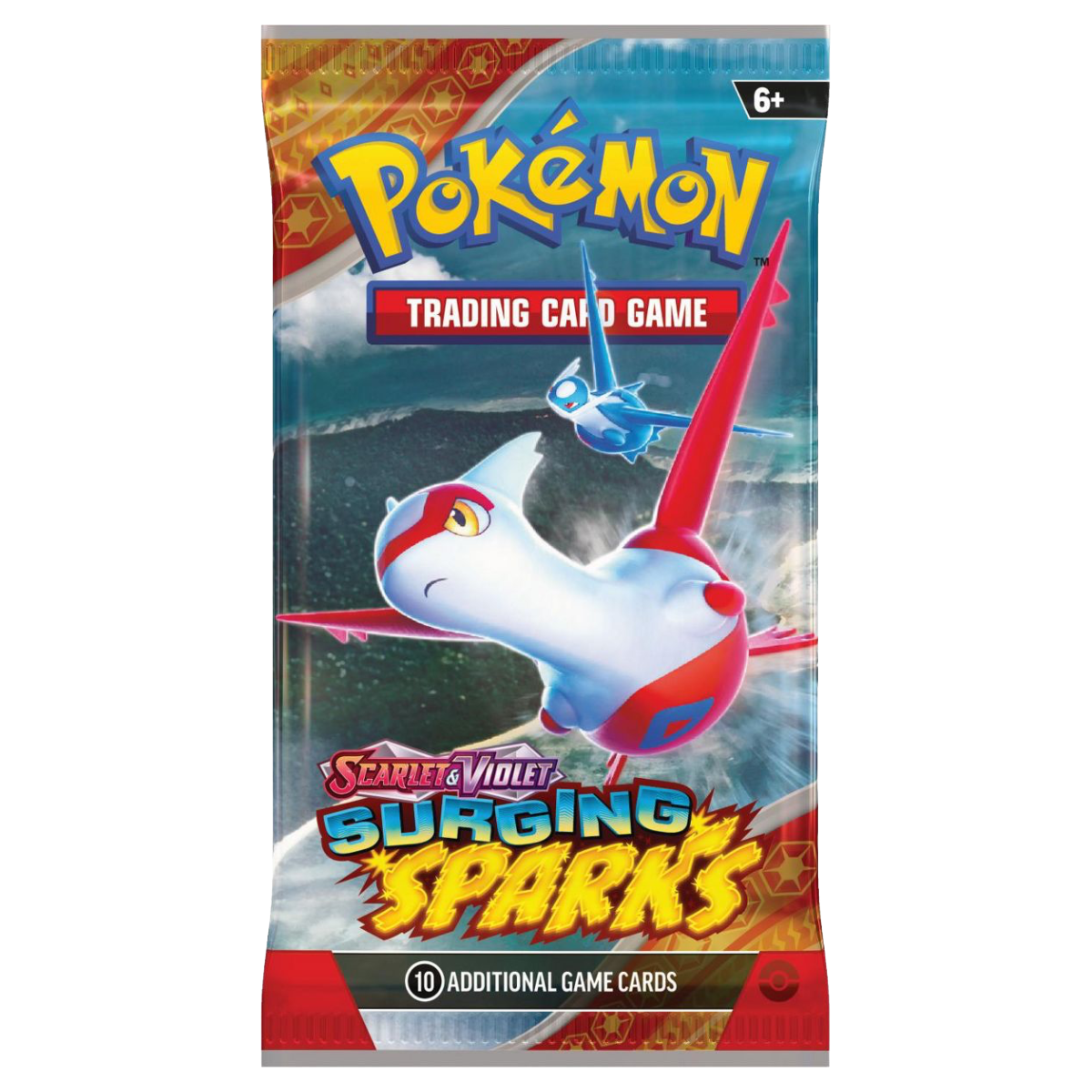 Pokemon TCG Surging Sparks Booster Pack Latias cover artwork