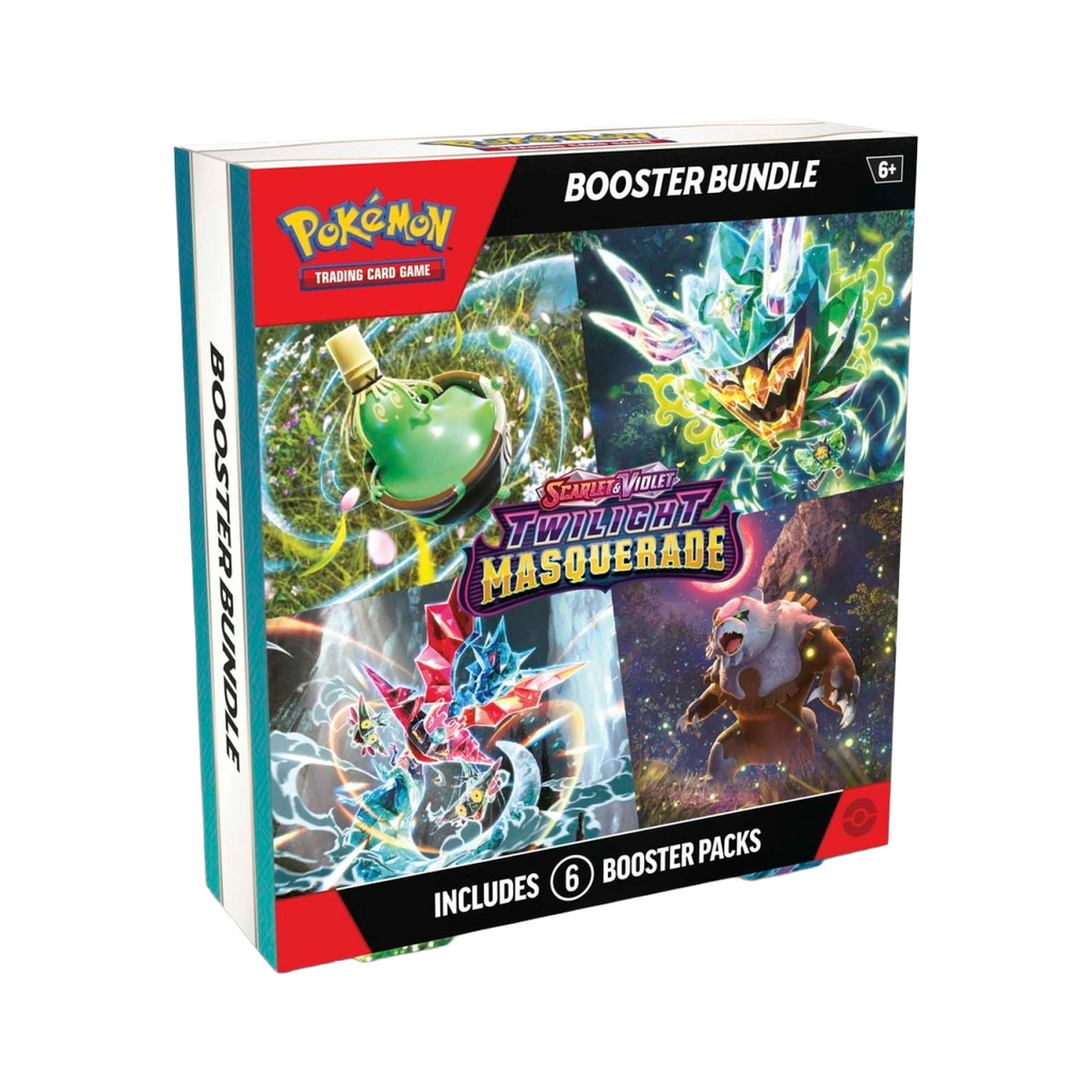 Pokemon TCG Twilight Masquerade Booster Bundle Artwork Cover Ursaluna Ogerpon 