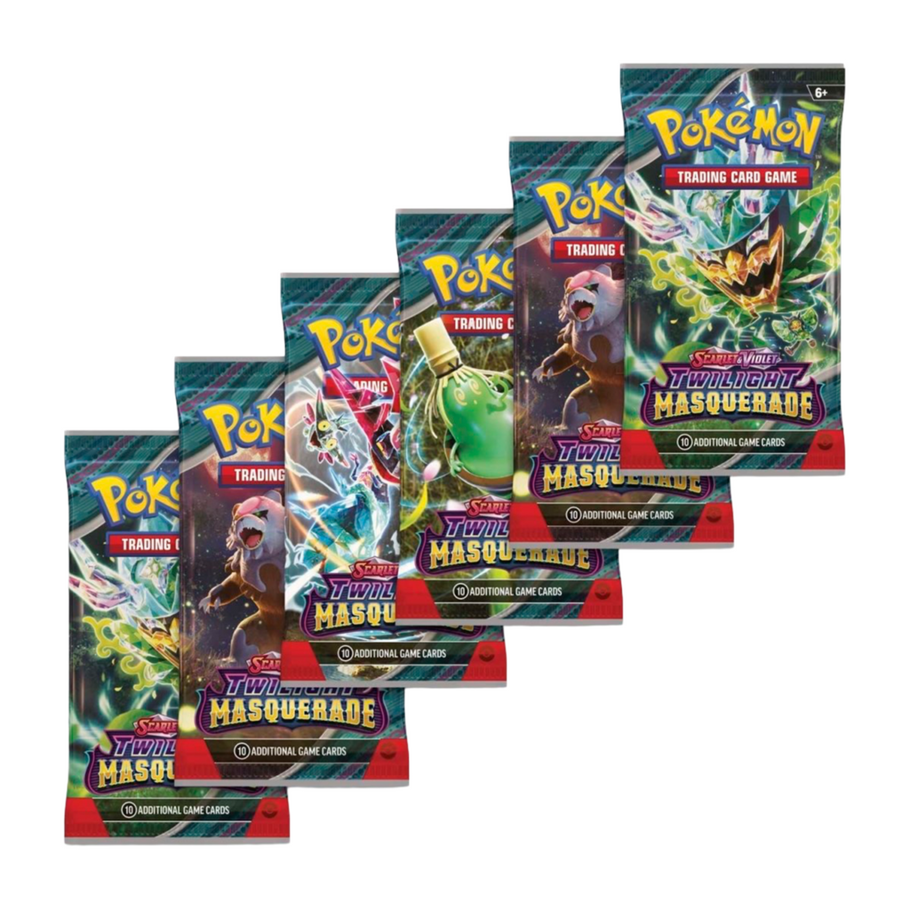 Pokemon TCG Twilight Masquerade Booster Bundle Packs Artwork Six 6