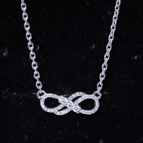 .35 CT Infinity Necklace Moissanite