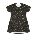 Sagittarius Constellation Zodiac T-Shirt Dress