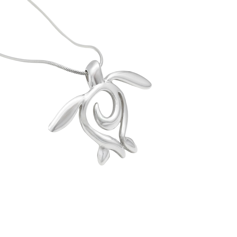 Sea Turtle Silver Necklace