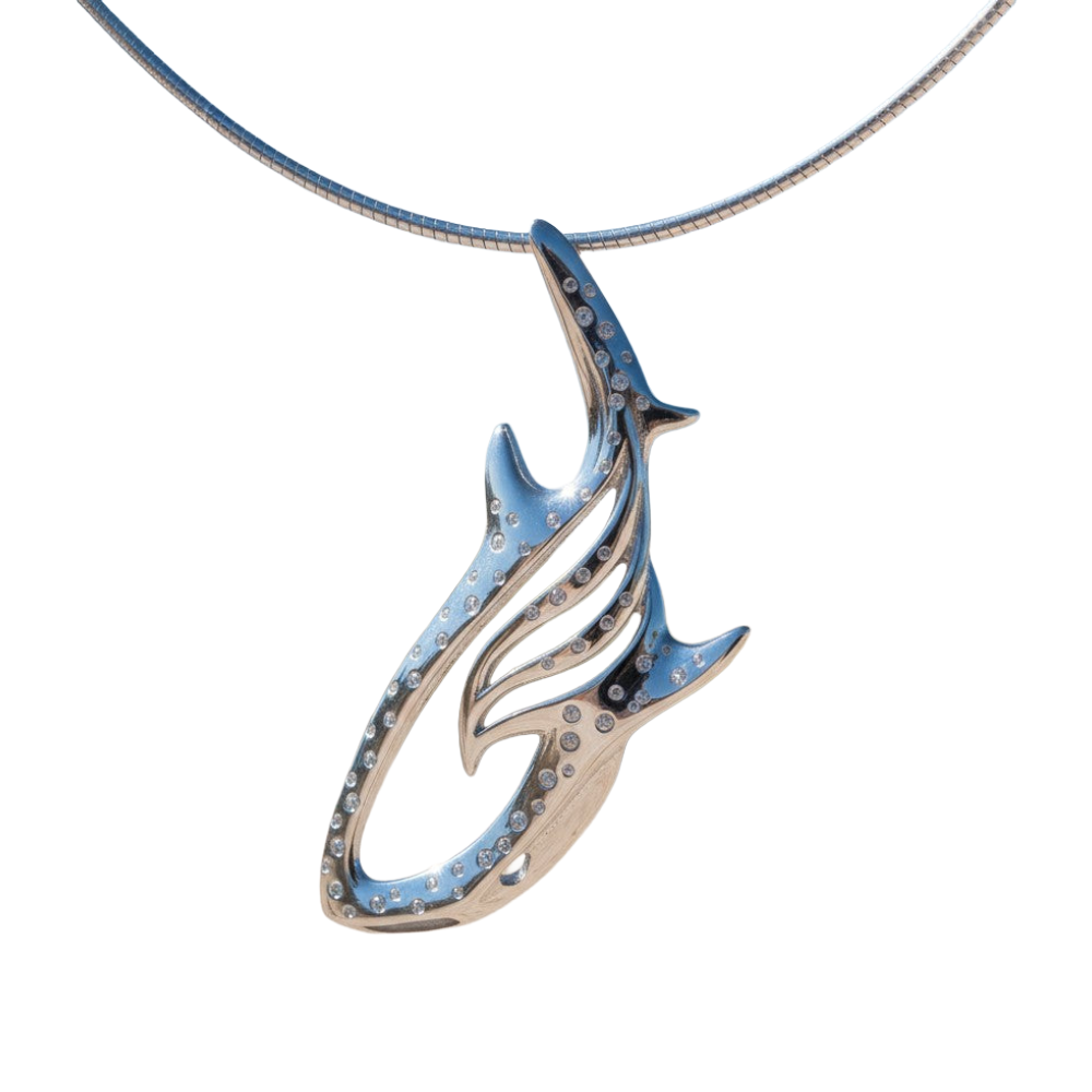 Unique Whale Shark Art Jewelry Ocean Theme