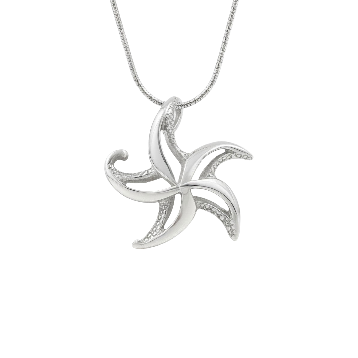 Starfish Silver Pendant Necklace