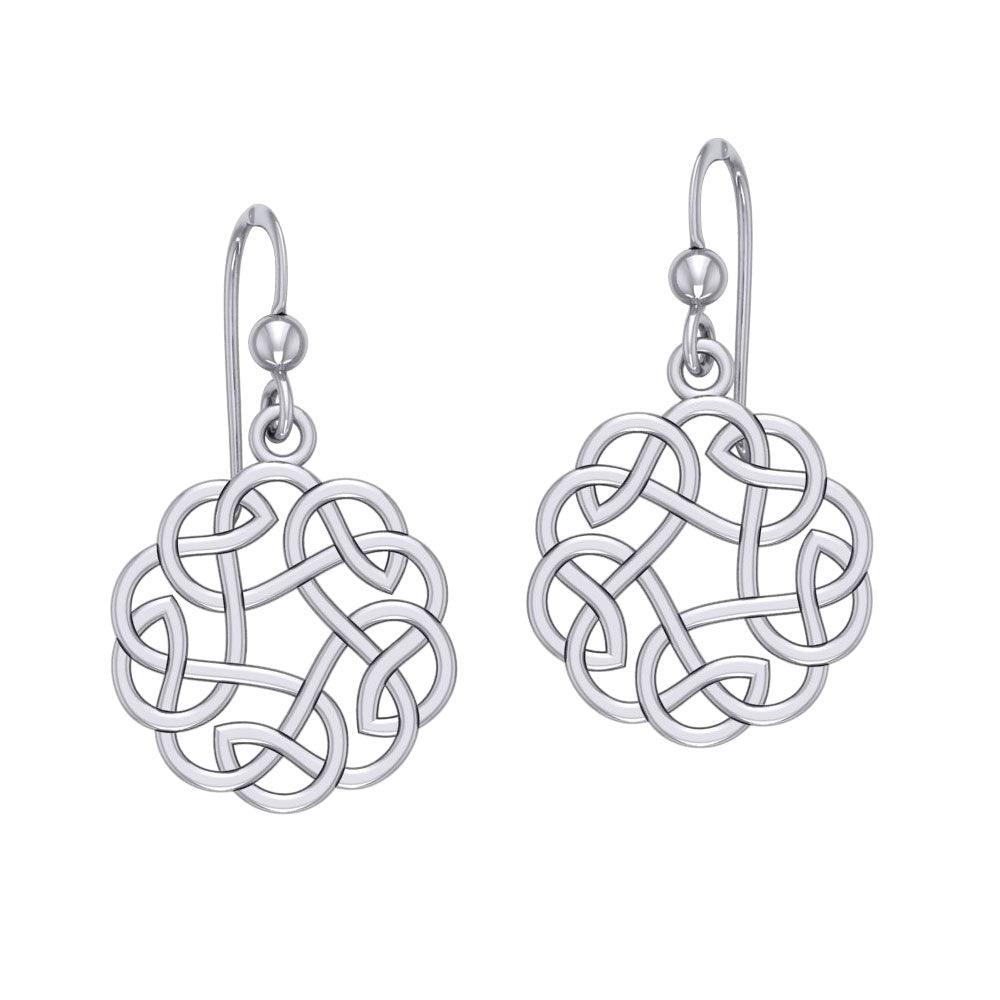 Celtic Knotwork Sterling Silver Earrings
