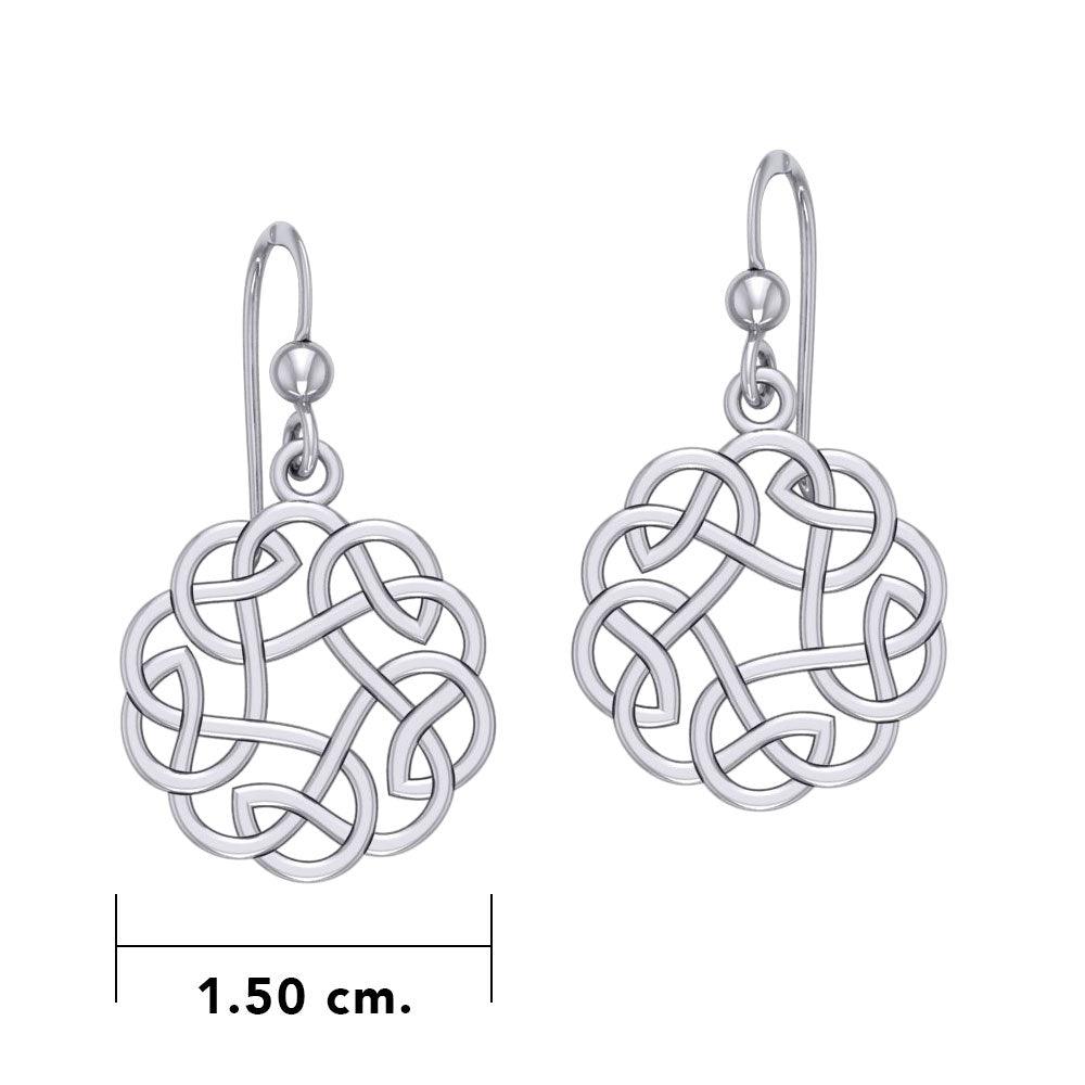 Celtic Knotwork Sterling Silver Earrings