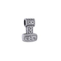 Celtic Thor's Hammer Silver Slider Pendant