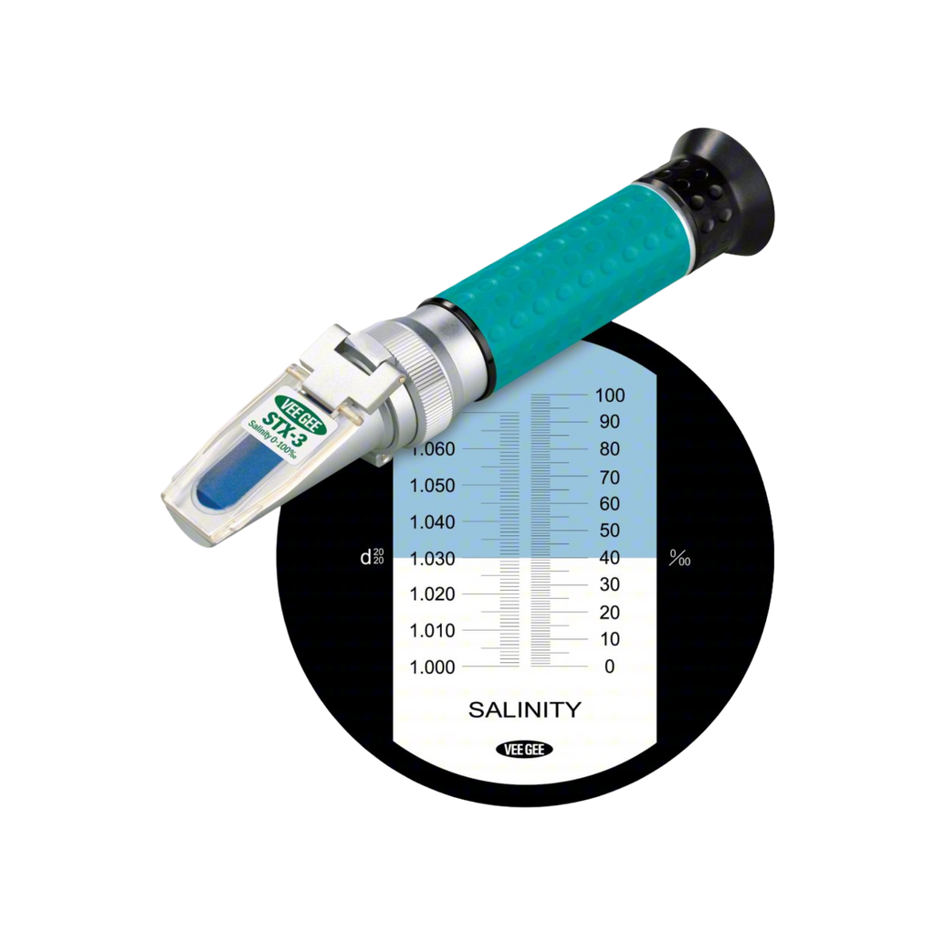 Vee Gee Scientific STX-3 ATC Handheld Refractometer 0 to 100 ppt Salinity