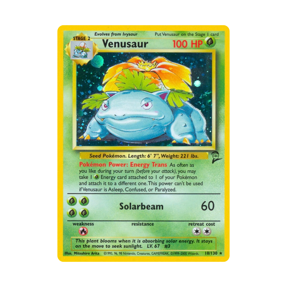 Venusaur 018/130 Base Set 2 Holofoil
