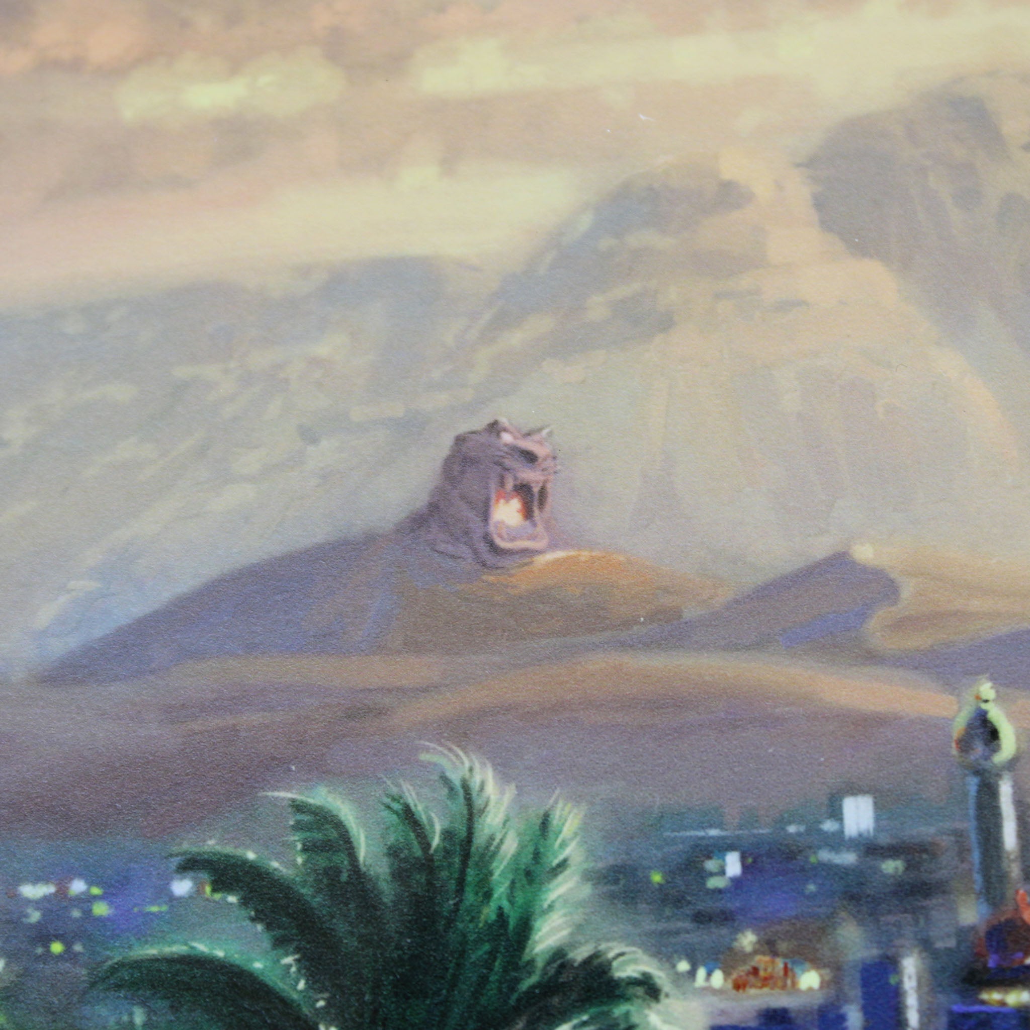Aladdin Disney Thomas Kinkade Framed Art Print