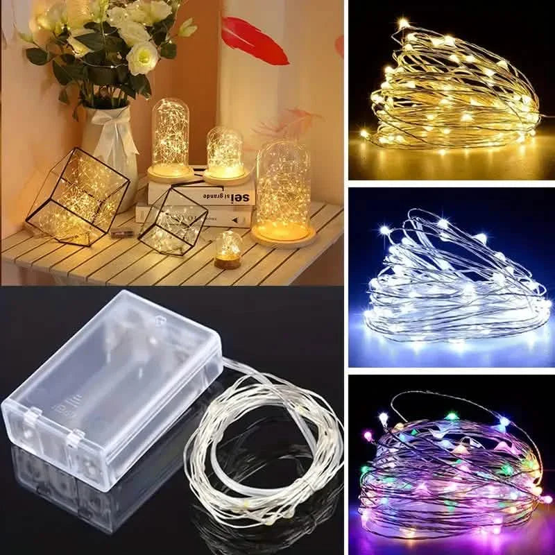 Fairy LED String Lights For Decorating Rooms & Parties, Wedding Table Settings & Crafts