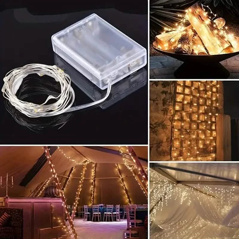 Fairy LED String Lights For Decorating Rooms & Parties, Wedding Table Settings & Crafts