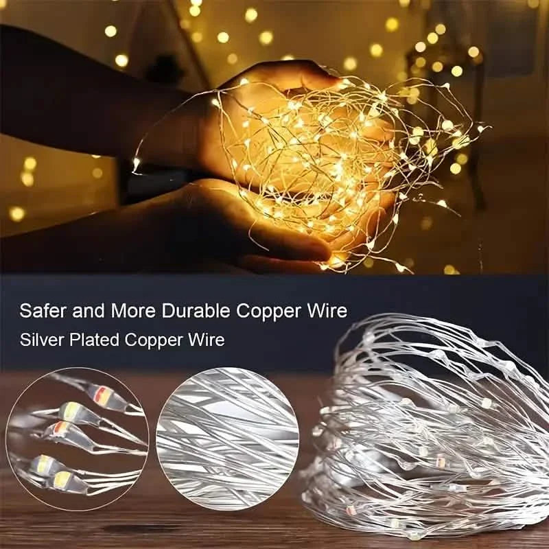 Fairy LED String Lights For Decorating Rooms & Parties, Wedding Table Settings & Crafts
