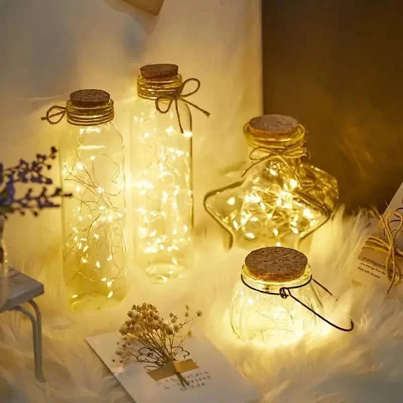 Fairy LED String Lights For Decorating Rooms & Parties, Wedding Table Settings & Crafts