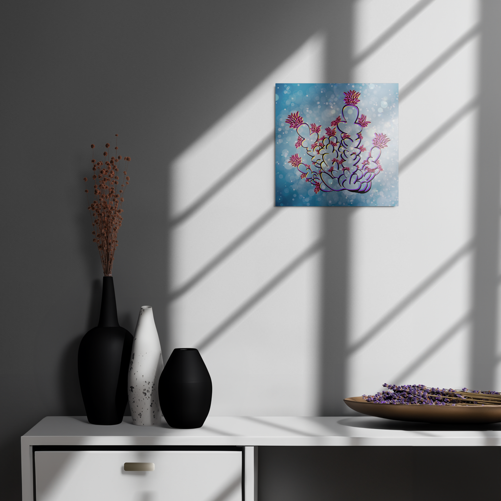 Holo Acropora Coral Metal Print