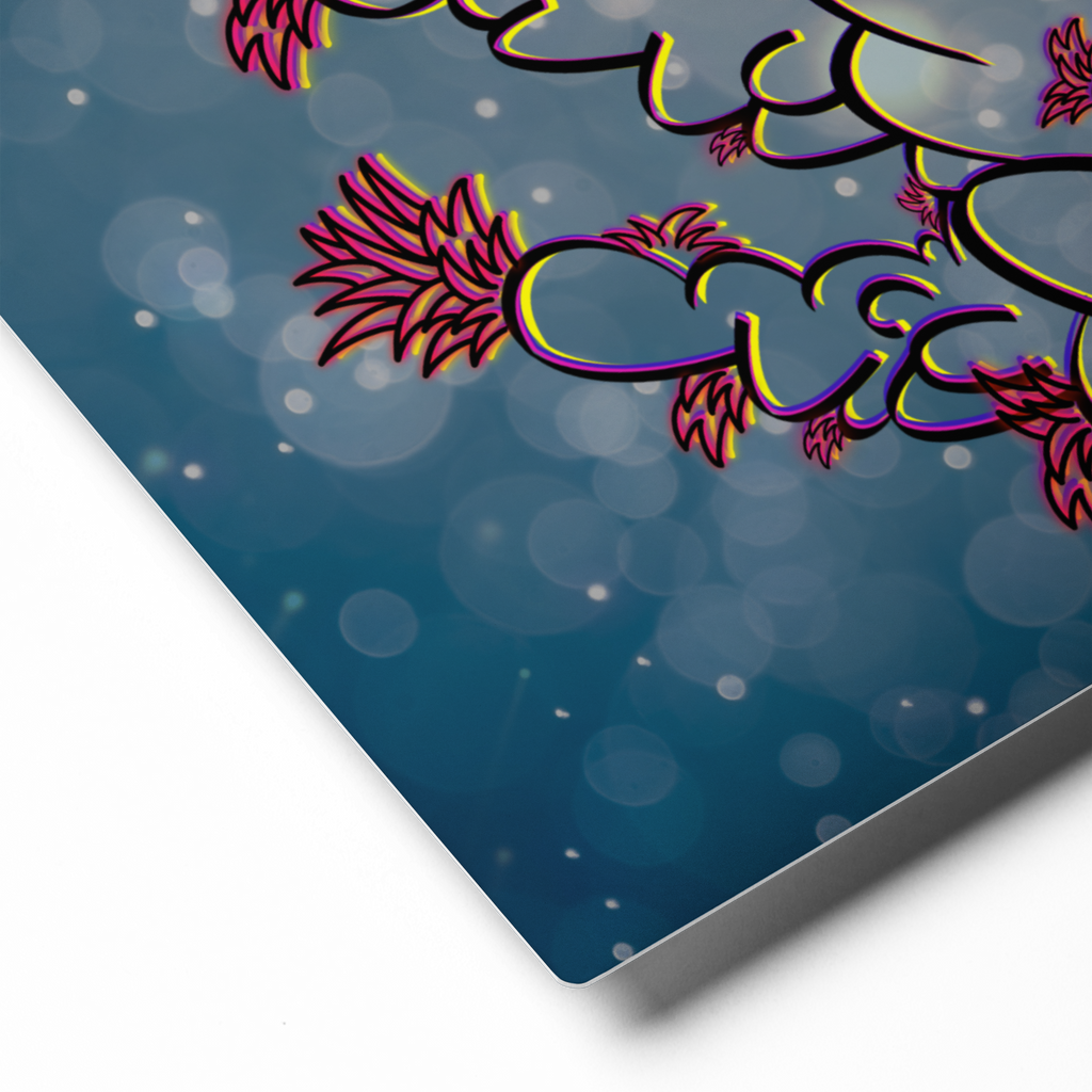Holo Acropora Coral Metal Print