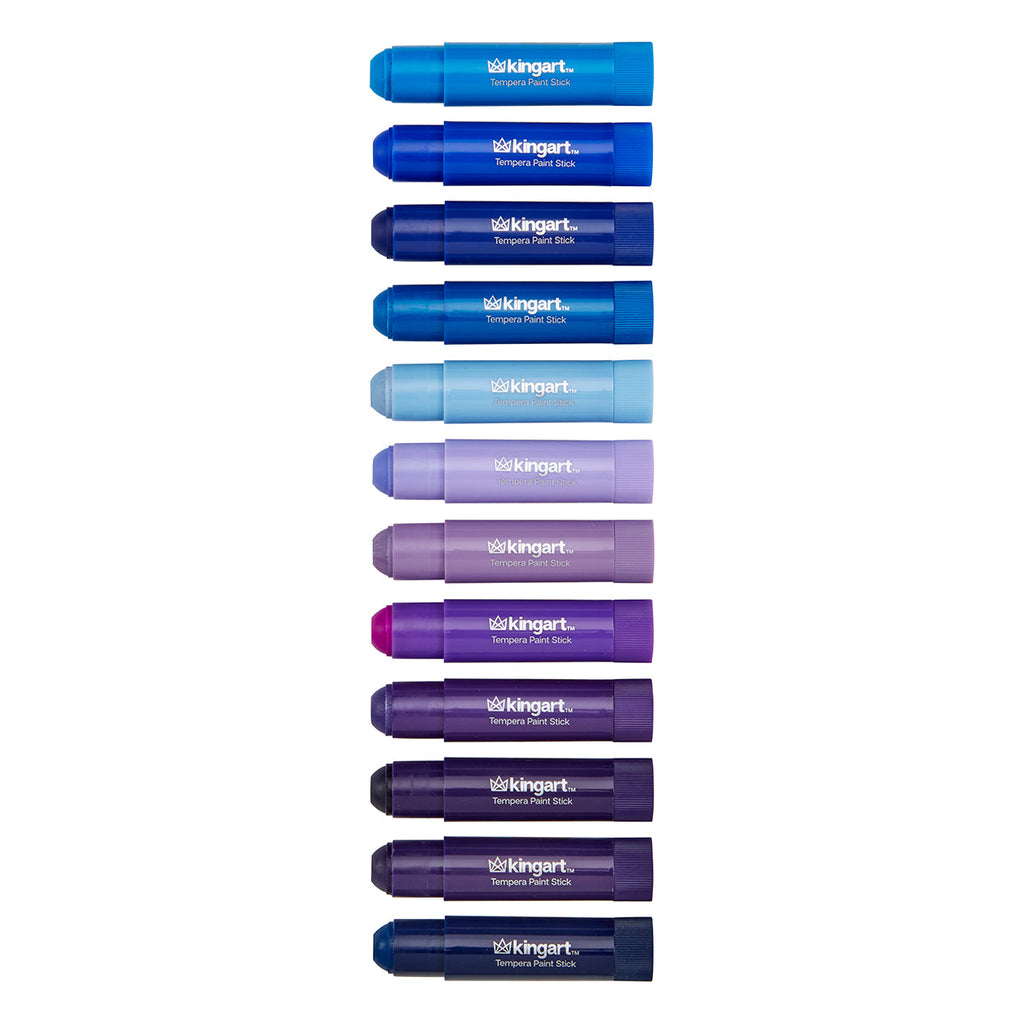 Kingart 60 Colors Tempera Paint Sticks