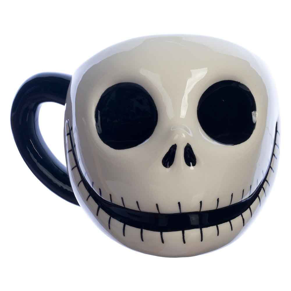 Tim Burton's The Nightmare Before Christmas Jack Skellington 3D 16oz Sculpted Ceramic Mug