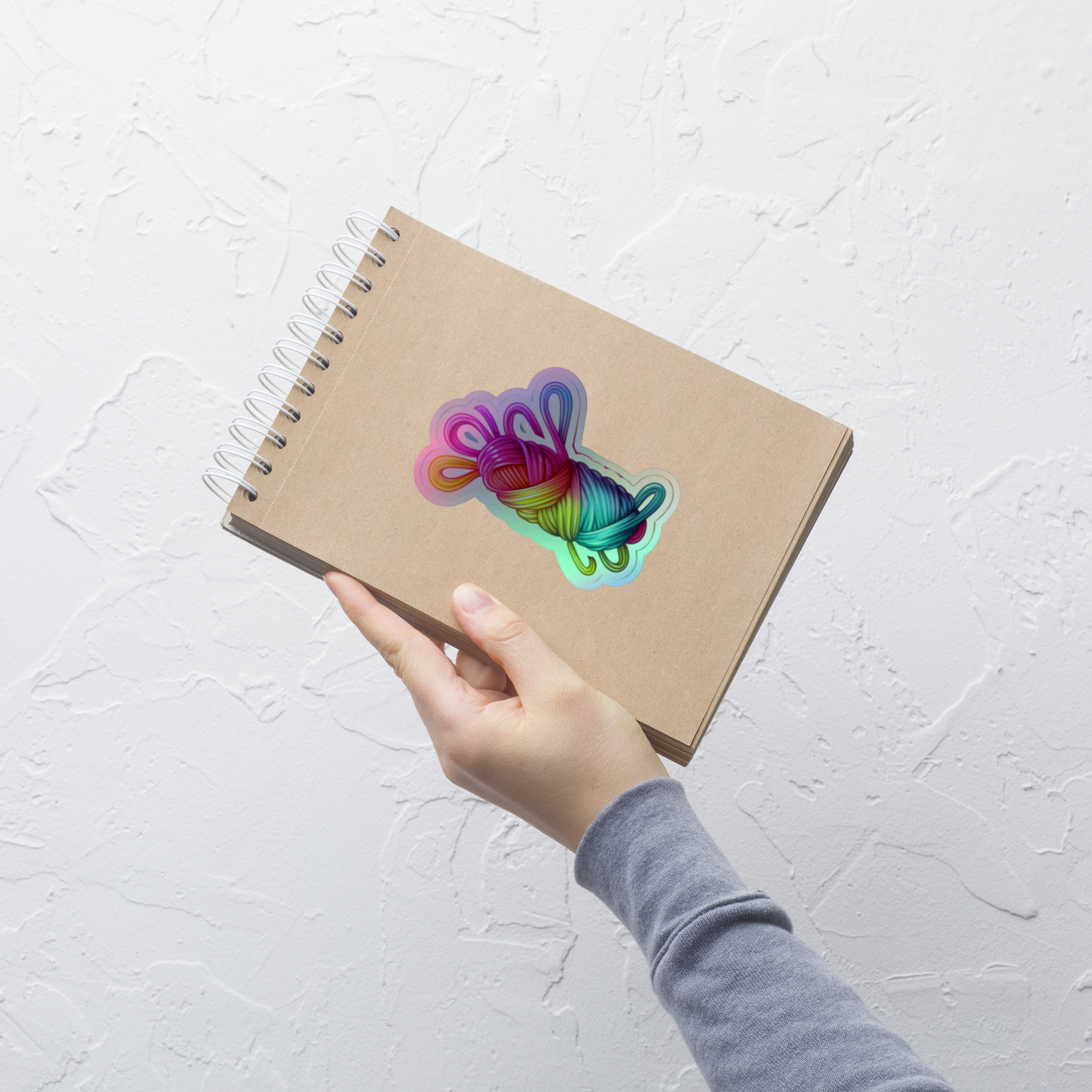 Mr. String Holographic Kiss Cut Sticker
