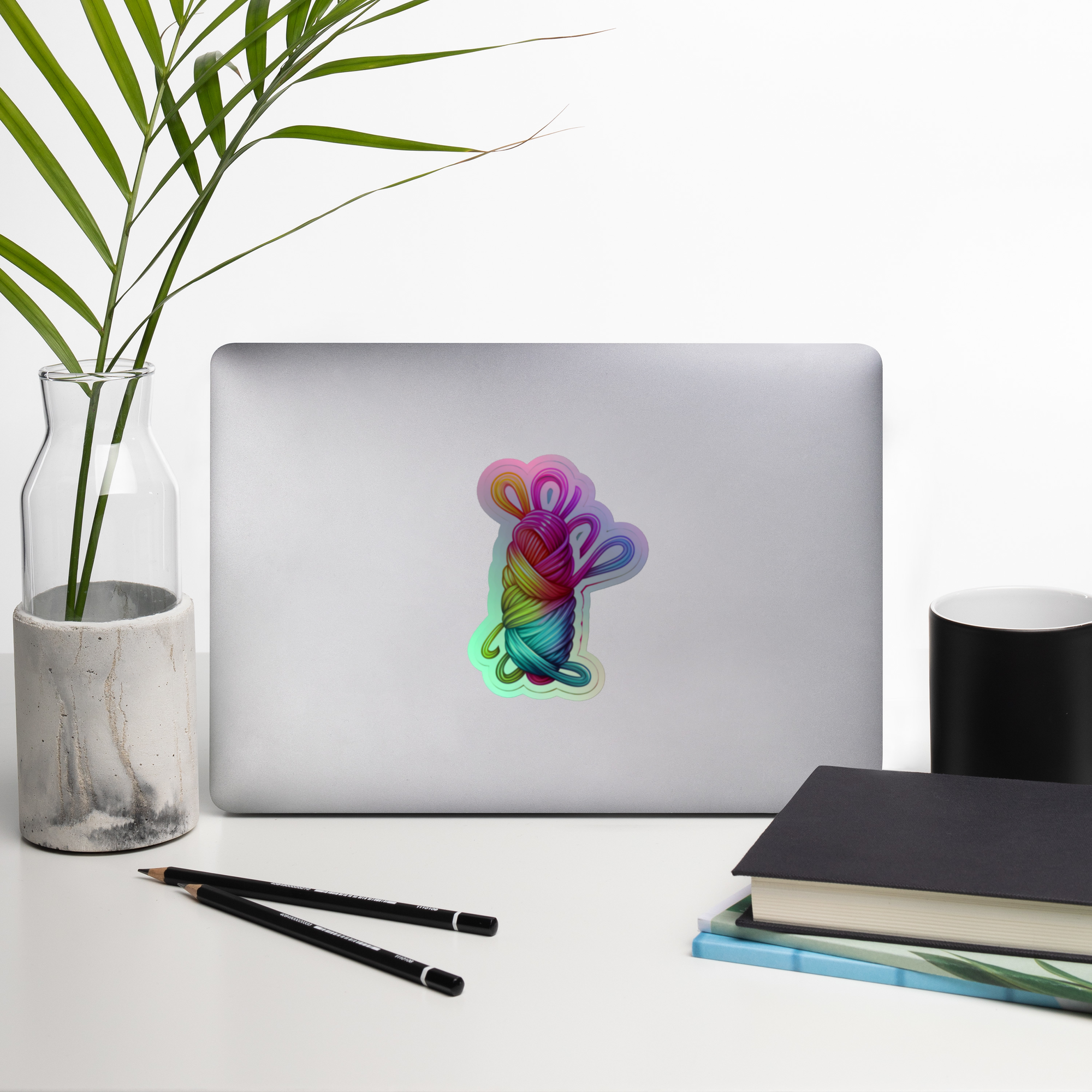 Mr. String Holographic Kiss Cut Sticker