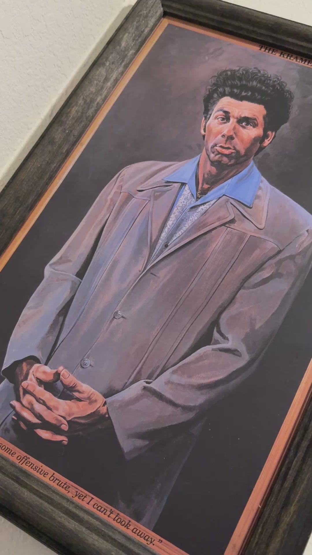 Cosmo Kramer Framed & Stained