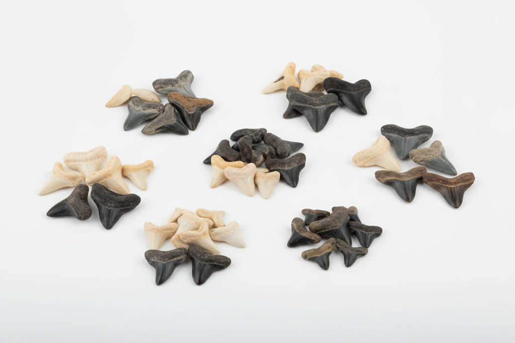 Loose Shark teeth for Decorating, Jewelry Making, Display & Shadow Boxes