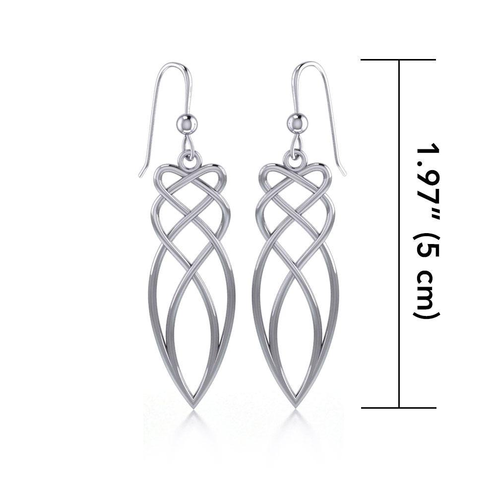 Celtic Knotwork Sterling Silver Earrings