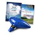 12 Hole Tenor Ocarina with Zelda Songbook & Final Fantasy Songbook